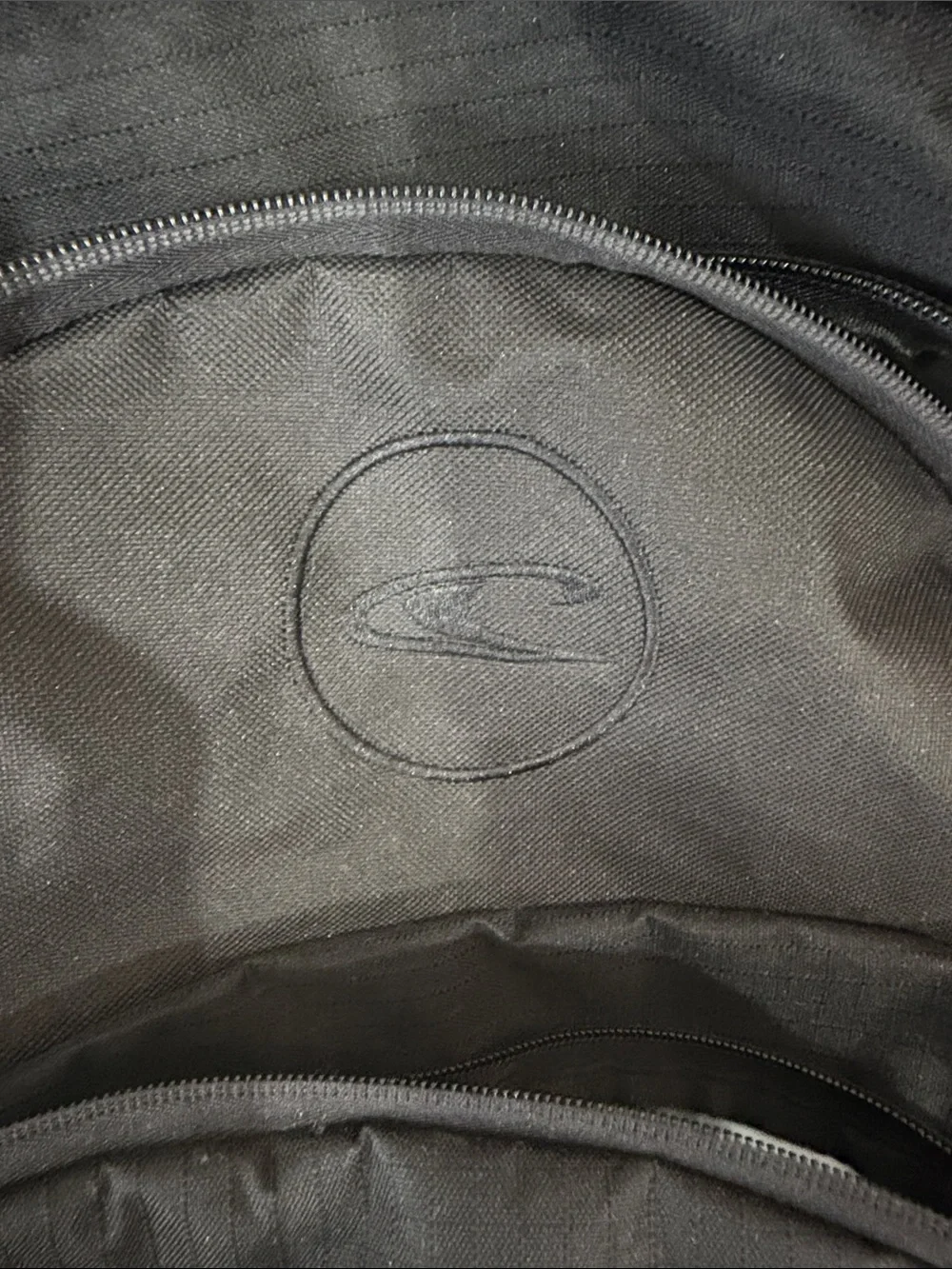 O'Neill Black Everyday Backpack with Front Zip Pocket